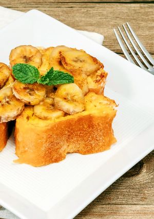 すぐに作れる♪簡単バナナフレンチトースト-レシピのメイン写真