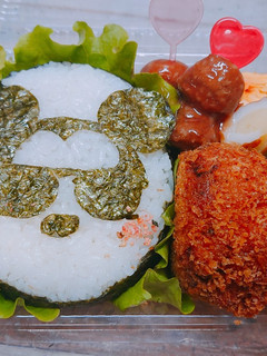 サングラス ミッキー キャラ弁-レシピのメイン写真