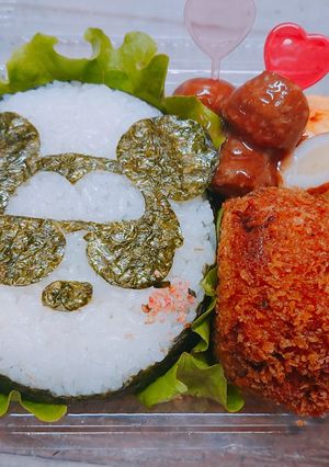 サングラス ミッキー キャラ弁-レシピのメイン写真