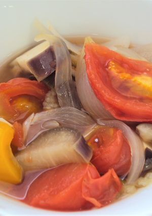 彩り野菜のスープ　-レシピのメイン写真