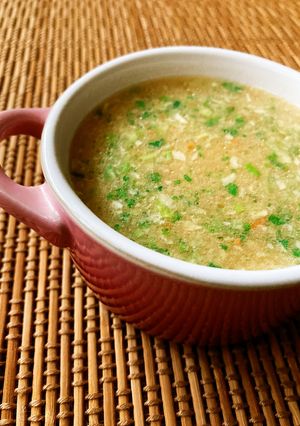 5分で完成!炒飯の素でかきたま風スープ-レシピのメイン写真