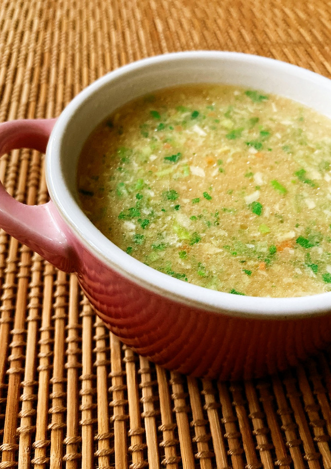 5分で完成！炒飯の素でかきたま風スープ-レシピのメイン写真