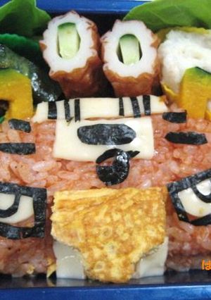 キャラ弁炎神スピードル（ゴーオンジャー）-レシピのメイン写真