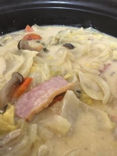 ゆる簡単白菜のクリーム煮☆残りの野菜で♪-レシピのメイン写真