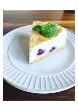 ブルーベリーのカッテージチーズケーキ-レシピのメイン写真