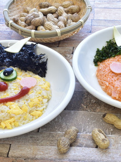 節分メニュー★鬼ライスと鬼チャーハン-レシピのメイン写真