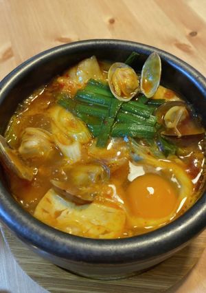 韓国料理★スンドゥブチゲ★アサリ入り-レシピのメイン写真
