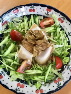 超簡単♪豆腐サラダ♪胡麻ドレ-レシピのメイン写真