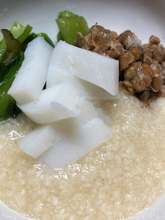 納豆とトロロ、小松菜-レシピのメイン写真