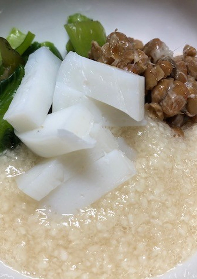納豆とトロロ、小松菜-レシピのメイン写真