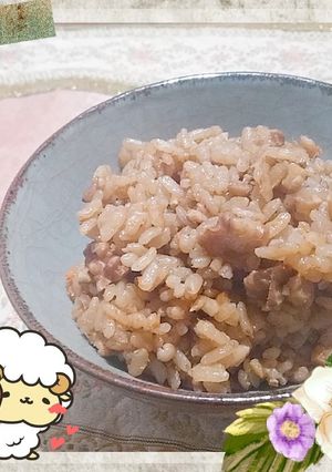 マクロビ☆くるみと人参の炊き込みご飯-レシピのメイン写真