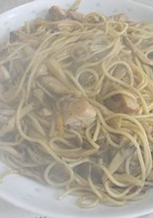 【パスタ】オイスターチキンでスパゲティ♥-レシピのメイン写真