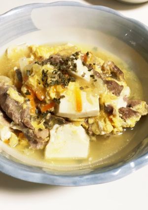 豚と豆腐の卵とじ-レシピのメイン写真
