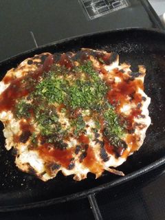 ステーキ皿deミニお好み焼き-レシピのメイン写真
