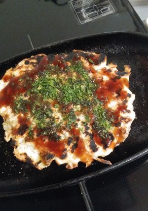 ステーキ皿deミニお好み焼き-レシピのメイン写真