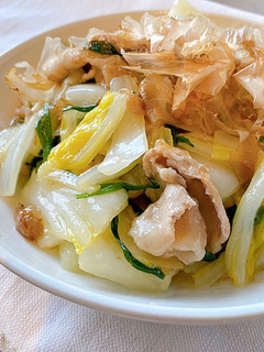 かつお節香る白菜と豚ばら肉のうま煮-レシピのメイン写真
