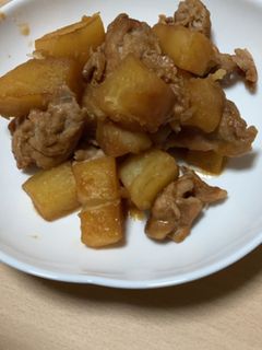 豚肉とじゃがいもの煮っころがし-レシピのメイン写真