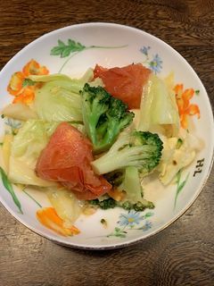 トマトとキャベツの野菜炒め-レシピのメイン写真