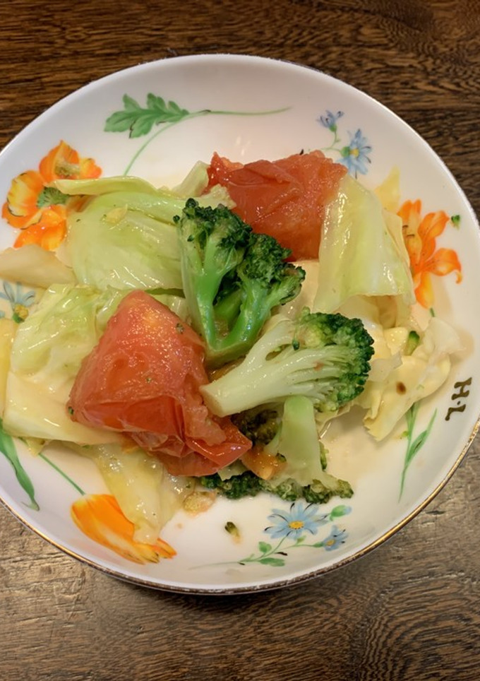 トマトとキャベツの野菜炒め-レシピのメイン写真