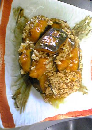 かぼちゃの煮物からそぼろあんかけ-レシピのメイン写真