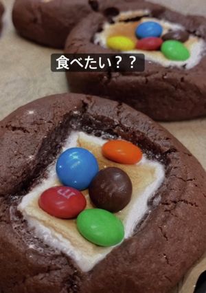 スモアクッキー!m&m'sとマシュマロ-レシピのメイン写真