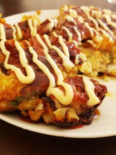 小麦粉なし!自然薯でヘルシーお好み焼き-レシピのメイン写真
