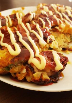 小麦粉なし！自然薯でヘルシーお好み焼き-レシピのメイン写真