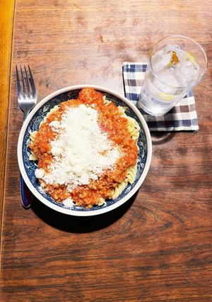 ミートソースペンネ-レシピのメイン写真