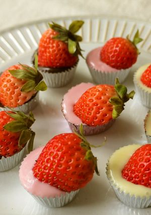 簡単♪生チョコいちご♡バレンタインにも♡-レシピのメイン写真