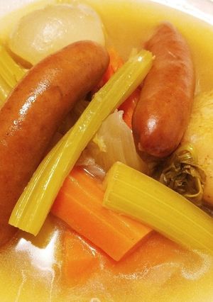 簡単！ゴロゴロ野菜のポトフ風！-レシピのメイン写真
