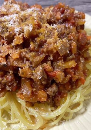 すぐ出来るミートソーススパゲティ♡-レシピのメイン写真