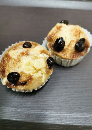 おせちリメイク★黒豆とチーズの蒸しパン-レシピのメイン写真