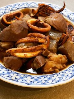 シロカ鍋で 里芋とイカのこってり煮-レシピのメイン写真