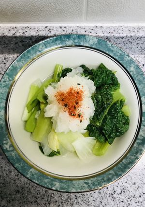 白菜と雪菜のおろしポン酢かけ-レシピのメイン写真
