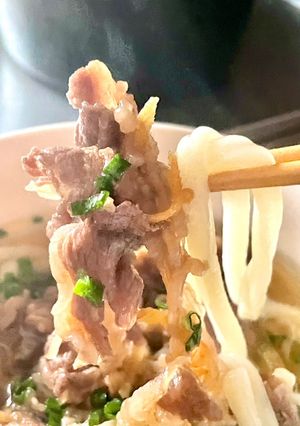 お肉たっぷり♫すぐできる【肉うどん】-レシピのメイン写真