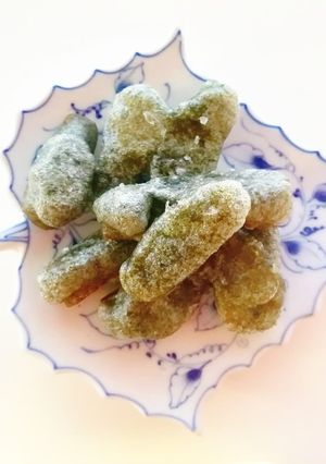 準備2分♪塩と餅と油だけヘルシーおかき♡-レシピのメイン写真