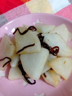 大根と塩昆布の中華和え-レシピのメイン写真