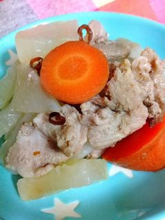 豚肉・にんじん・大根の中華風煮物-レシピのメイン写真