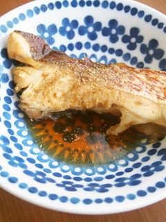 鯛の煮つけ♪仕上げに粉山椒で爽やかに♪-レシピのメイン写真