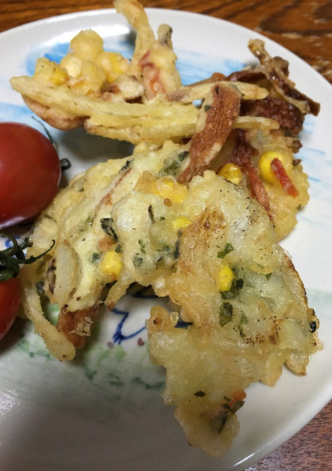 何を入れても大丈夫！サクッとかき揚げ❣️-レシピのメイン写真