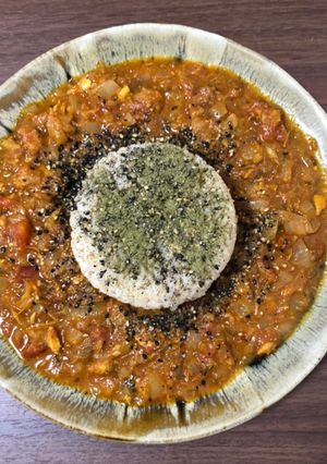 鯖水煮缶とかつお出汁和風スパイスカレー-レシピのメイン写真