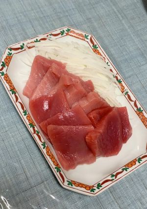コストコ…刺身用生本まぐろ…カット方法-レシピのメイン写真