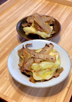 ゴボウとキャベツの味噌マヨネーズ焼き-レシピのメイン写真