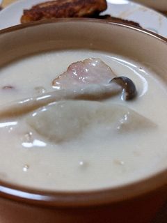 大根とベーコンのミルクスープ-レシピのメイン写真