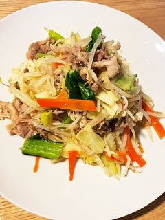 カット野菜で簡単!豚肉と野菜炒め!-レシピのメイン写真