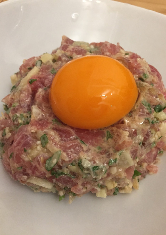 マグロの和風タルタル-レシピのメイン写真