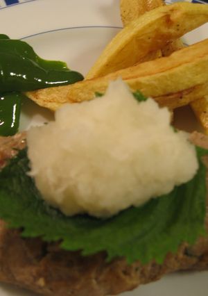 豆腐と青じそのさっぱりハンバーグ-レシピのメイン写真