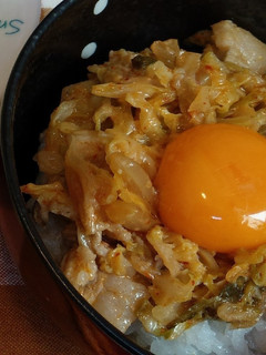 チーズ豚キムチ丼-レシピのメイン写真