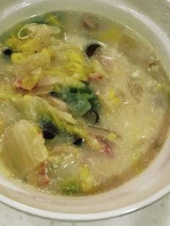 圧力鍋でとろとろ白菜のミルクスープ-レシピのメイン写真