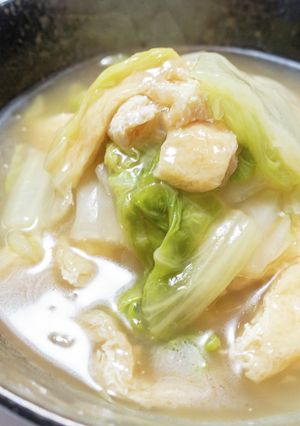 ほっこり♪白菜と油揚げのとろとろ煮-レシピのメイン写真